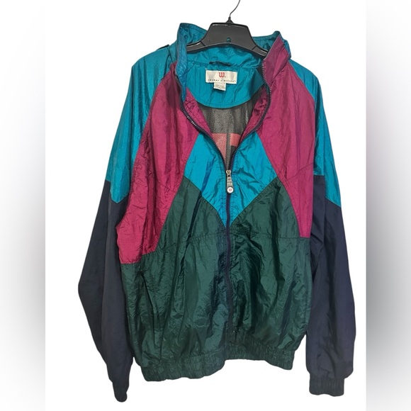 Wilson Other - Vintage Wilson Multicolor Windbreaker Jacket 80’s Size XXL